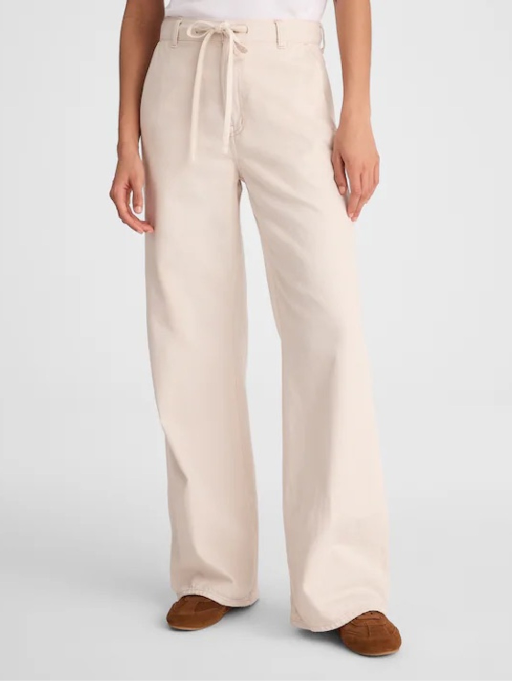 Madewell The Ultimate Wide-Leg Pant in Airy Denim vintage canvas Size 29 NWT